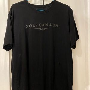 Men’s Golf Canada Black T-Shirt SIZE:L